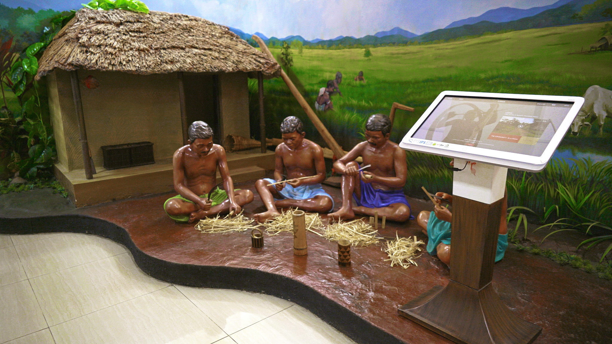 Interactive Kiosk at PVTG gallery of Odisha State Tribal Museum