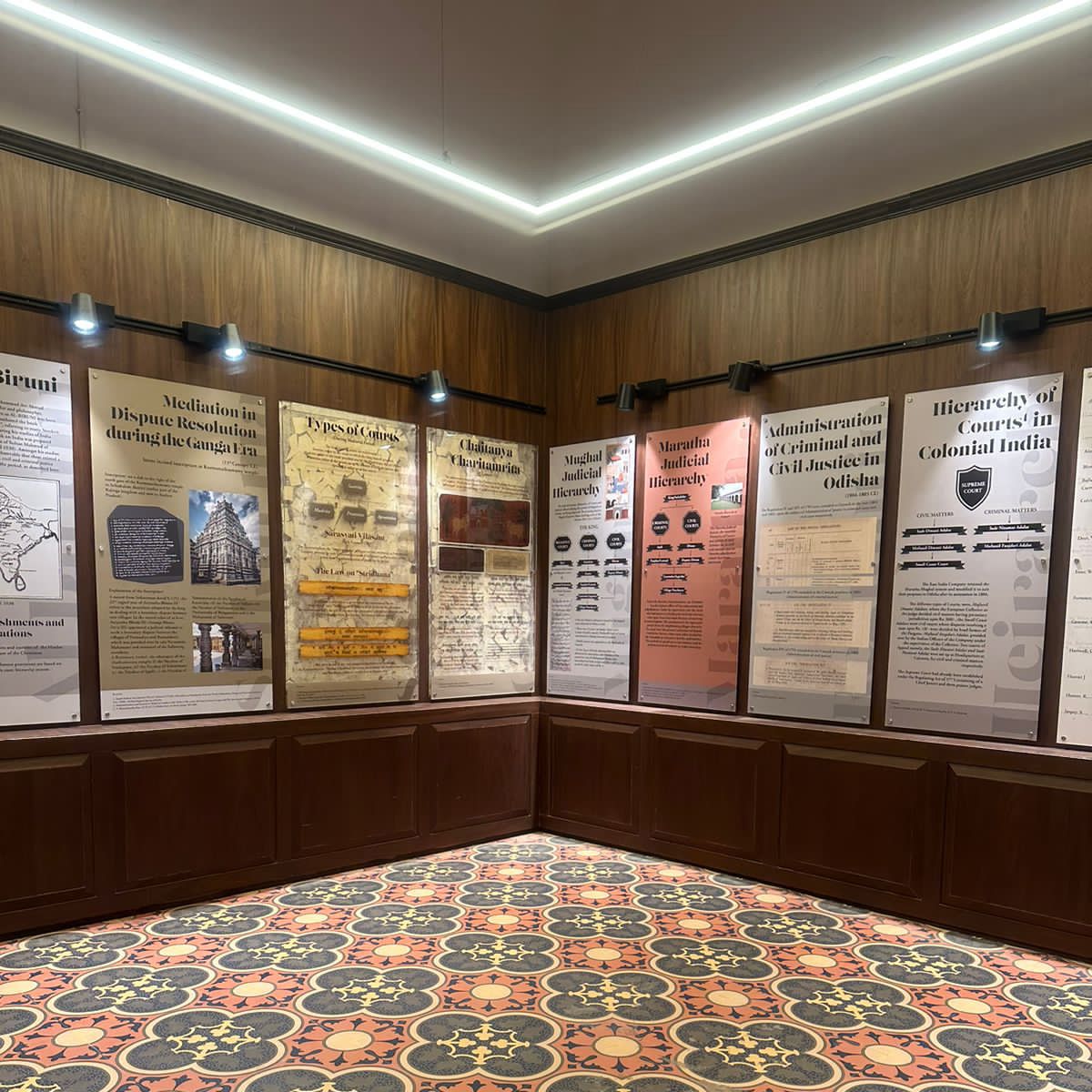 Interpretation Panels at Museum of Justice